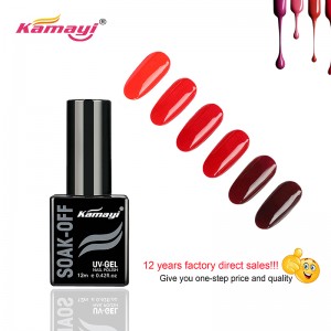 Kamayi 2019 nuevo esmalte de uñas profesional barato barato remojo decoloración de esmalte de uñas de gel UV